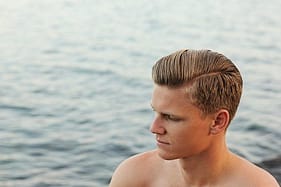 man's hair