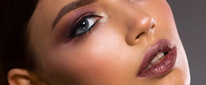 woman with makeup